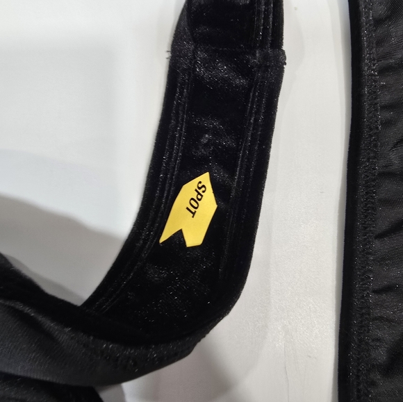 AMOR MIA Iman Midnight Velvet Jumpsuit in Black - Picture 12 of 15